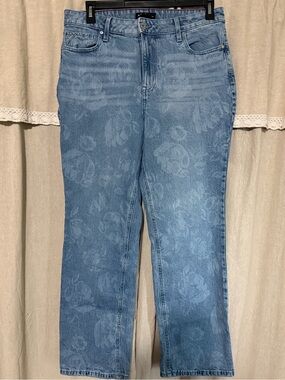 Maurices Edgley floral vintage was jeans.  Size 14
